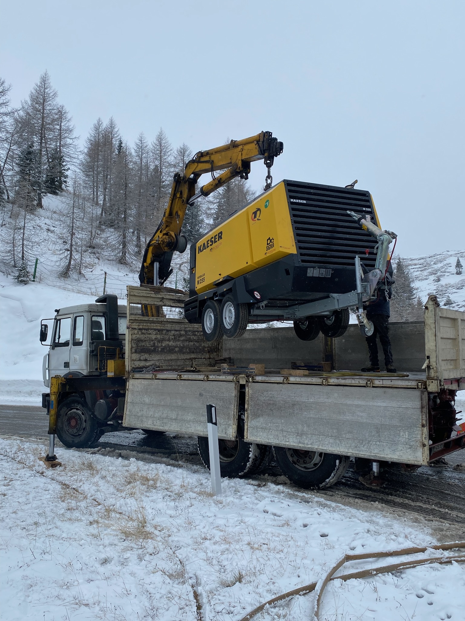 Camion e generatore